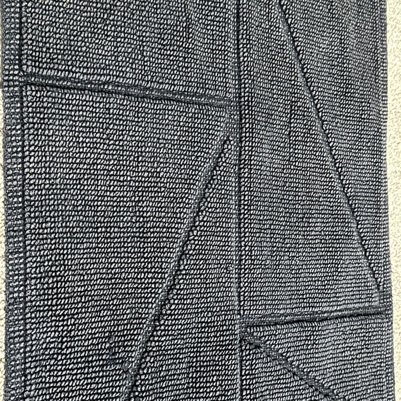 West Elm Navy Geometric Rug - Picture 4 of 6